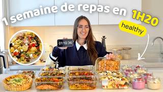 Meal Prep Healthy : 1 semaine de repas pour 45€ (prêts en 1h20 !)