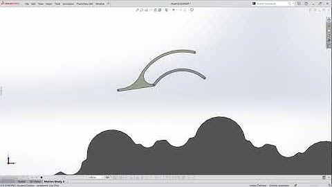 Spring Suspension/Damping Test-Rig - SolidWorks Motion Study Simulation