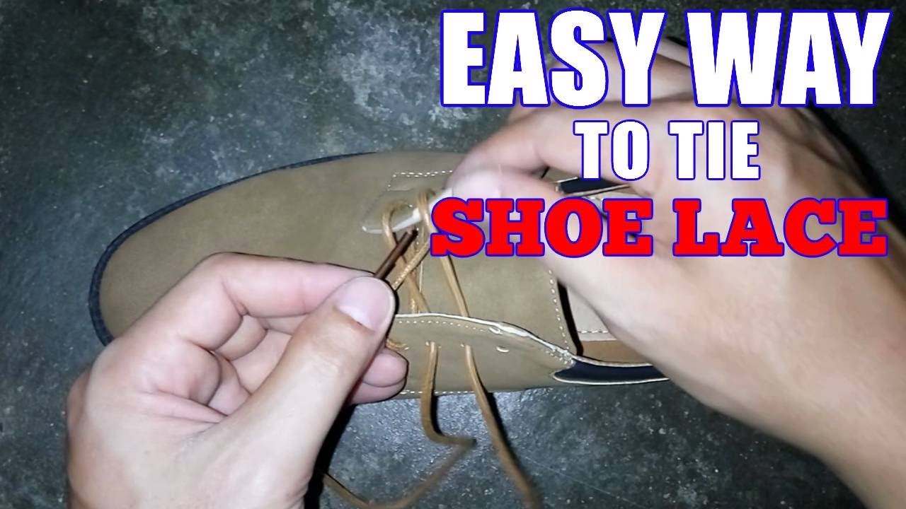 Simple Way to Tie Shoes - How to Lace Shoes Easy for Beginners & Kids ...