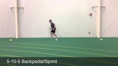 5-10-5 Backpedal to Sprint
