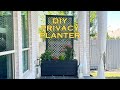 Diy privacy planter for your outdoor space  easy and affordable solution