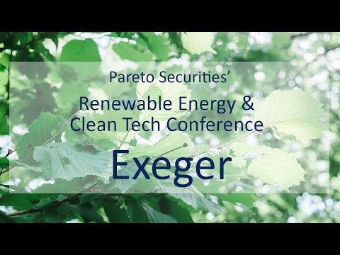 Exeger / Pareto Securities’ Renewable Energy & Clean Tech Conference 2020