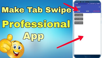 Make a Tab Swipe in application || Makeroid || Appybuilder || Thunkable || App developer