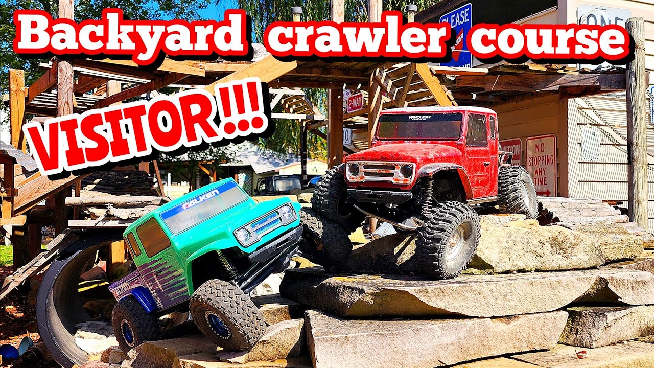 Backyard crawler course with NEO RC - YouTube