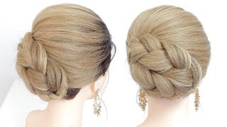 Easy low bun. Easy hairstyles.