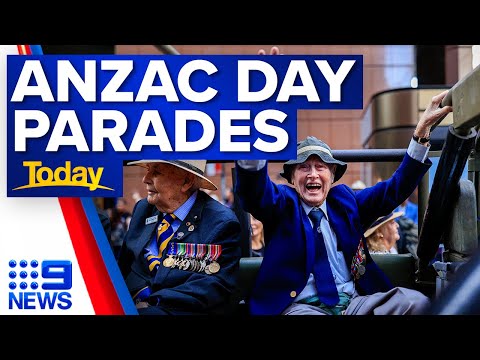 Anzac Day 2023: Marches in full swing across Australia | 9 News Australia