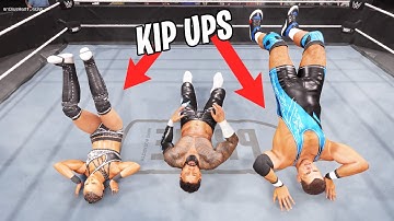20 Moves That Has A Kip Up Animations in WWE 2K25