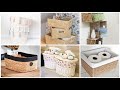 افكار💡سهلي عليك شغل البيت بعمل منظمات من اشياء ترميها DIY rangement#storage