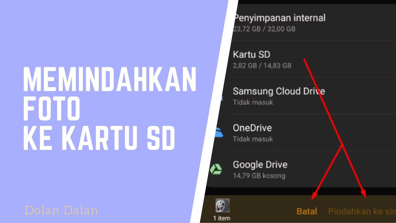 Cara Memindahkan Foto ke Kartu SD (Eksternal) microSD ...