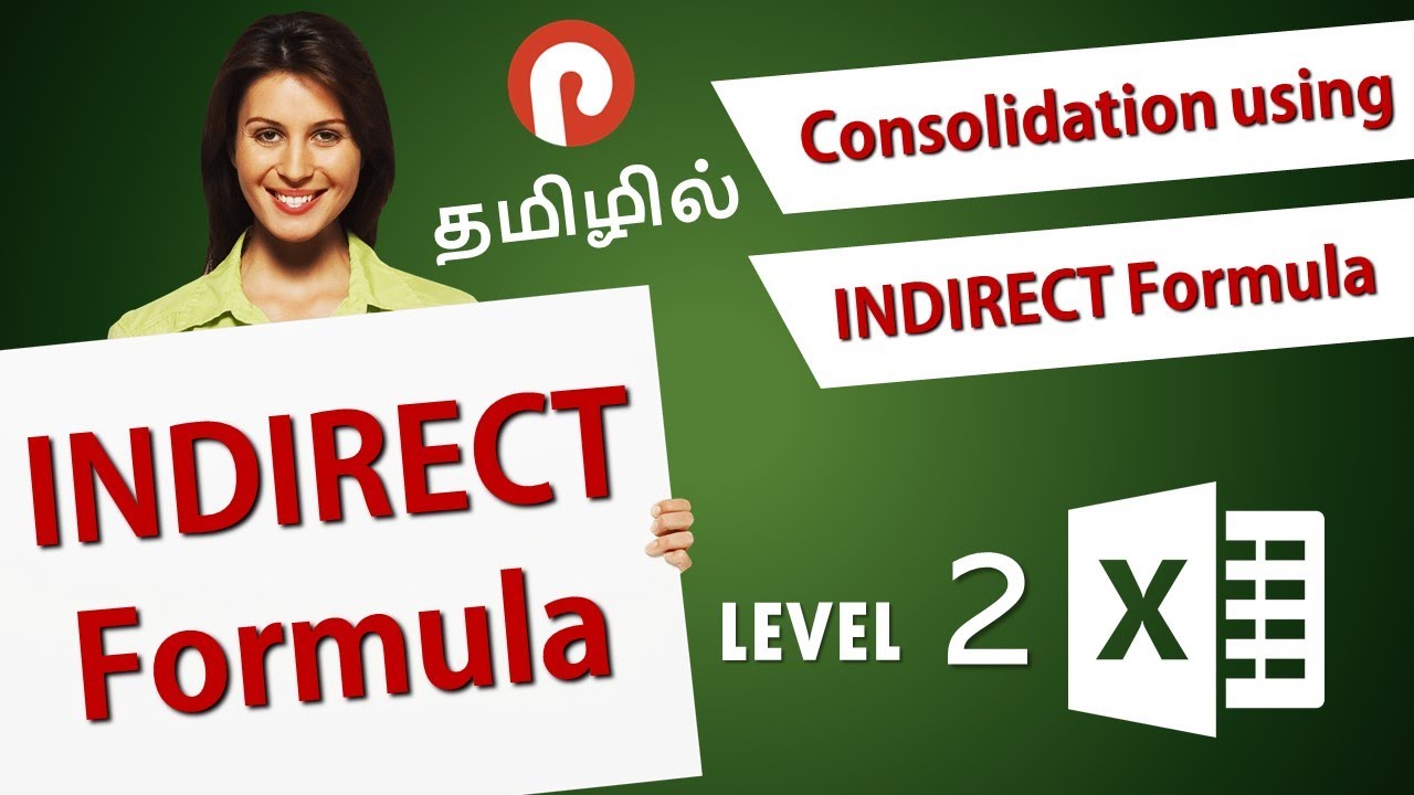 Indirect advanced excel formula in tamil to consolidate multiple tabs