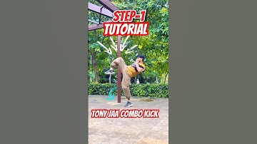 Tony Jaa knee slap kick combo tutorial 🥋💥 #tonyjaa #combo #muaythai #trending #viral #shorts