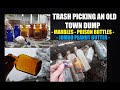 Bottle Digging - Trash Picking a Dump - Peanut Butter Jar - Amber Poison - Marbles - Antiques