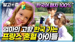 “한국 가면 메x나 먹을 거예요!” 할머니 할아버지 뵈러 프랑스에서 한국으로 날아온 귀여운 프랑스 혼혈 아이들 │왔다 내 손주│알고e즘