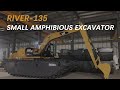 River135 small amphibious excavator