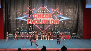 CE Ontario Championships 2014 - IOC5 - Impakt Cheerleading - Black Lightning - Day 1