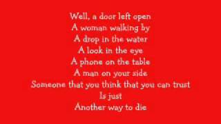 Alicia Keys and Jack White -  Another Way To Die [Lyrics] Resimi