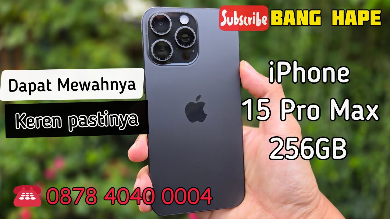 (sold) Jarang ada yang begini - Review iPhone 15 Pro Max 256gb di Tahun 2026 Bang Hape COD Shopee 