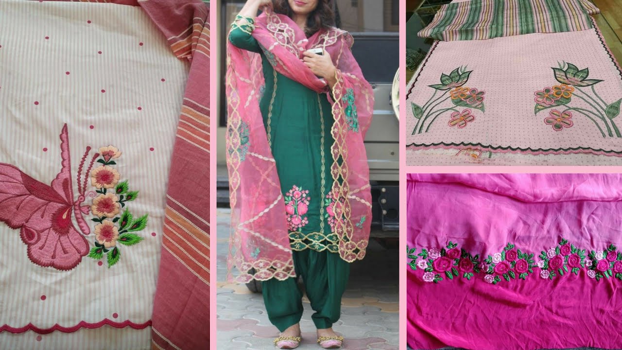 Punjabi suit boutique work Clearance