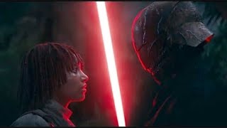 Master Sith Force Push All Jedi Scene | THE Acolyte Episode 4