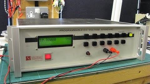 EDC-501J Voltage Standard Custom Front Panel Controls