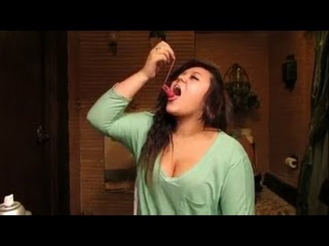 Girl eating bloody tampon-nude pics