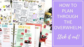 Plan With Me | How I Conquer Overwhelm And Plan My Week