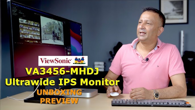 VA3456-MHDJ 34 1440p IPS Ultra-wide Monitor with HDMI, VGA and Ergonomic  Stand