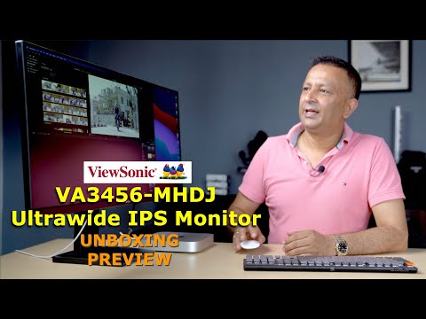 ViewSonic VA3456-MHDJ 34" 21:9 Ultra wide IPS Monitor Preview in Nepali | OlizStore