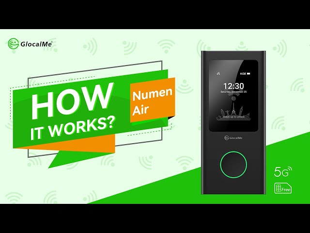 【GlocalMe】Numen Air - How it works (5G Cloud SIM Mobile WiFi Hotspot) class=