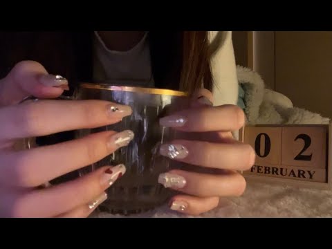 【ASMR】だらだら雑談💭 Lo-Fi 囁き ネイルタッピング nail tapping お絵かき