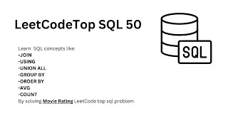 #LeetcodeSQL50 - 39  Movie Rating | JOIN | USING | UNION ALL| GROUP BY | ORDER BY |  AVG | COUNT