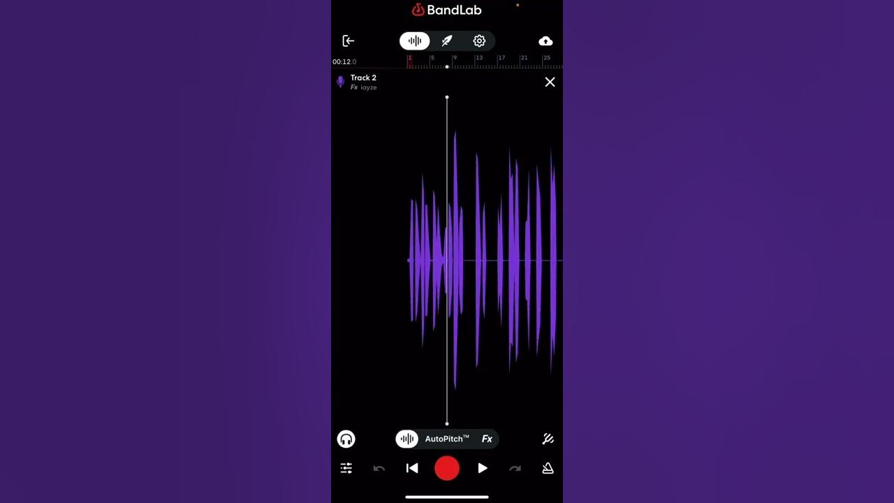 How to do the high pitch voice on BandLab YouTube