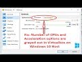Fix : "number of CPUs and acceleration options are grayed out"  in Virtualbox on Windows 10 Host?