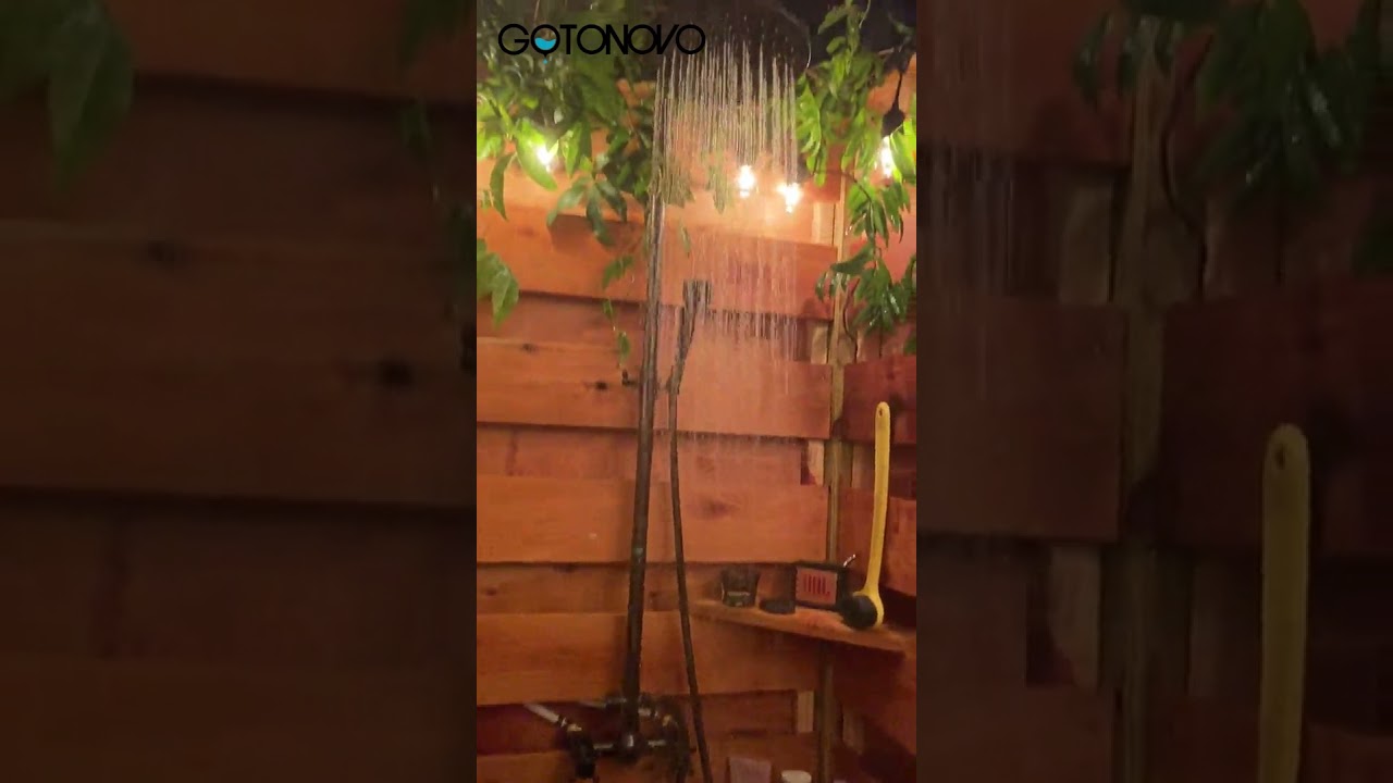 Gotonovo 8-inch exposed shower set-Best purchase for the outdoor shower