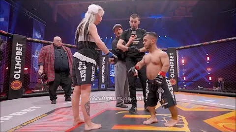 Cell Jr. Little Man vs Blonde Bimbo In An MMA Match | Things Take A Turn For The WORST