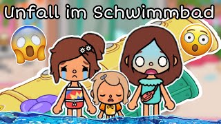 UNFALL IM SCHWIMMBAD 🌊😱 | DIE WASSERRUTSCHE | TOCA BOCA STORY DEUTSCH | AMIRA ZOCKT