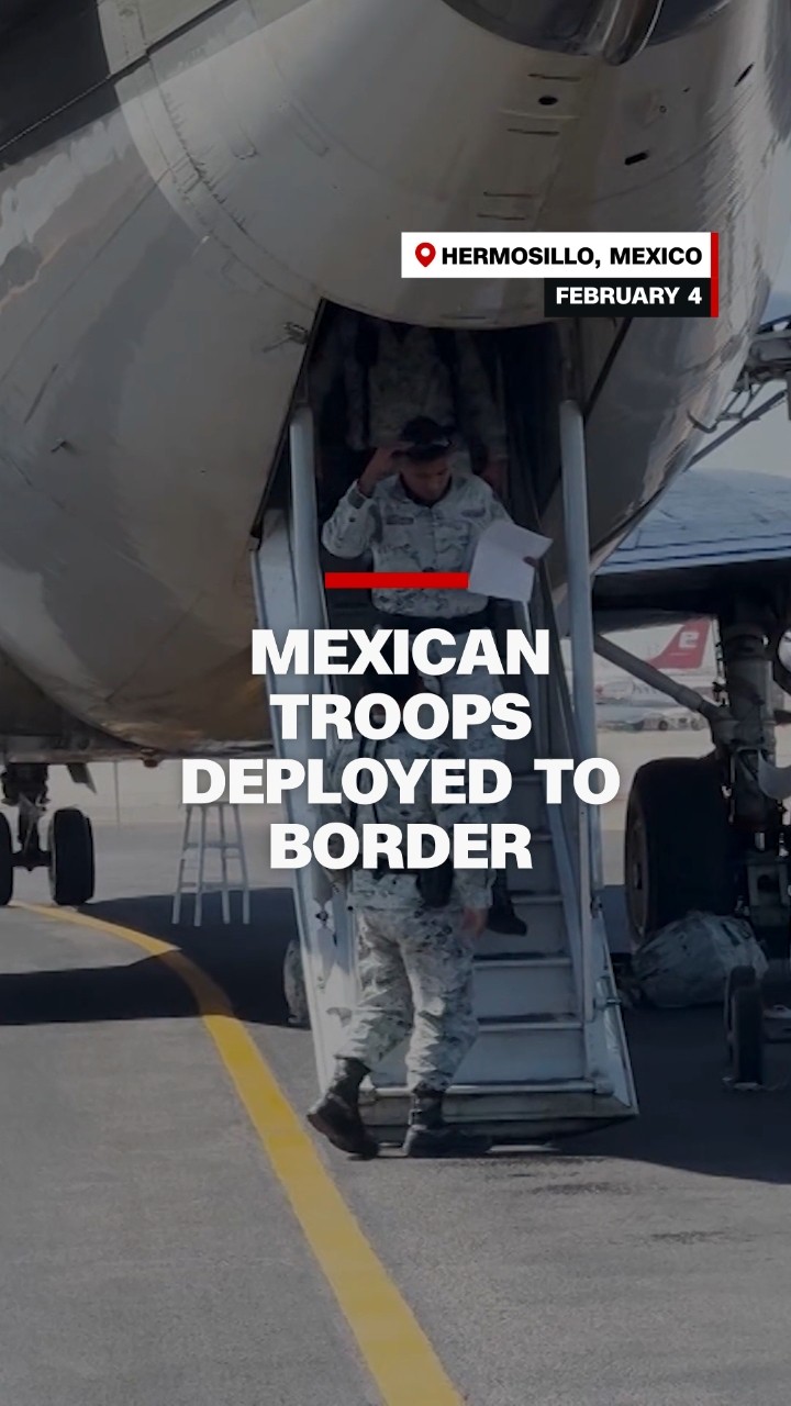 Mexican troops deployed to US border