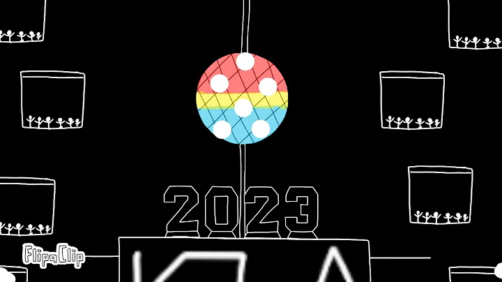2023 New Years Time Square Animation