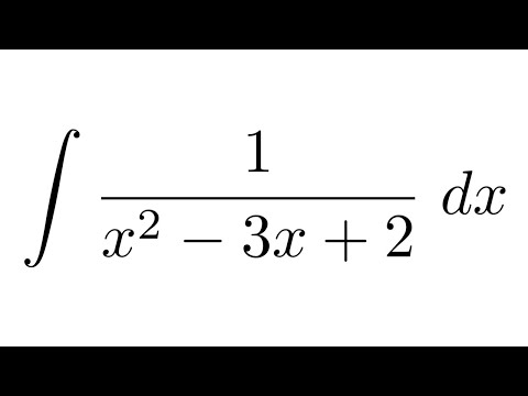 Integral of 1/(x^2-3x+2)