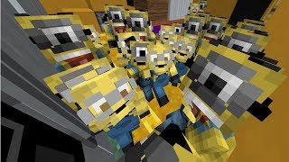MINECRAFT: RETO DE LA BASE VS APOCALIPSIS DE MINIONS
