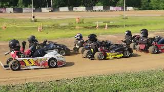 Clone 350 Heat Race From Flat Run Speedway On Saturday 71925