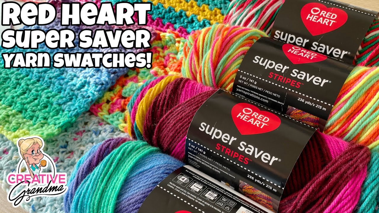 Образцы пряжи Red Heart Super Saver! Пять прекрасных цветов! Какой ваш любимый? 