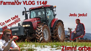 Farmařův VLOG 114# Orba 2023 | zaorávání trávy | Větve v poli | Case maxxum 135