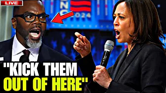 Kamala Harris LOSES IT SCREAMING AT  Mayor Brandon Johnson After Migrants STORM IN And CRASH DNC thumbnail