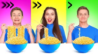 FAST, MEDIUM OR SLOW FOOD CHALLENGE || Try To Eat In 1 Second! Fastest Speed Eating By 123 GO! FOOD