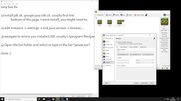 Multi-MC 1.17 QUICK Java fix (oracle java link in desc)
