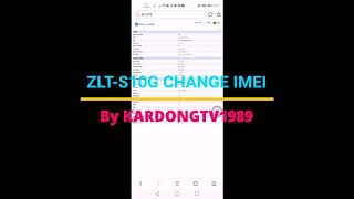 ZLT-S10G CHANGE IMEI PLDT using Phone