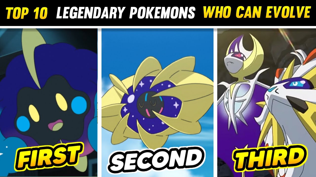 Top 10 Legendary Pokemon Who Can Evolve | Legendary Pokemon Who have ...