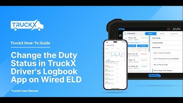 How to Change the Duty Status in TruckX Driver