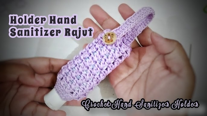 Crochet Hand Sanitizer Holder Louis Vuitton - Merajut Sarung botol Hand  sanitizer 